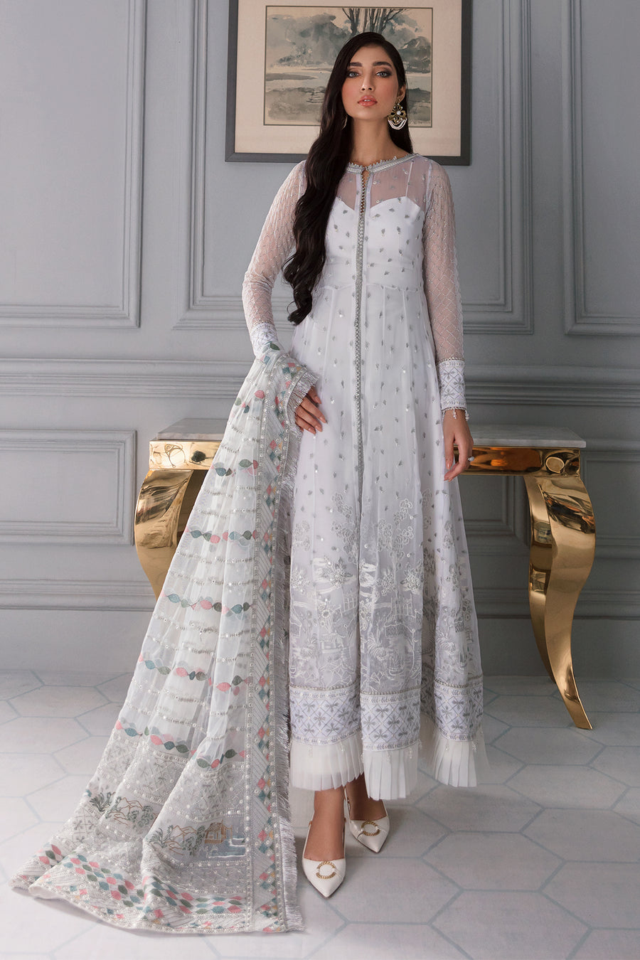 ICE WHITE TROUSER SET