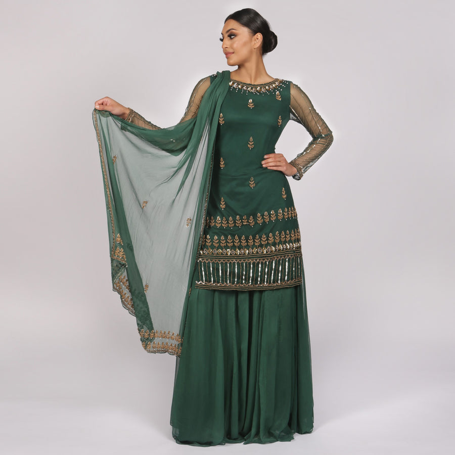HARITA SHARARA SET