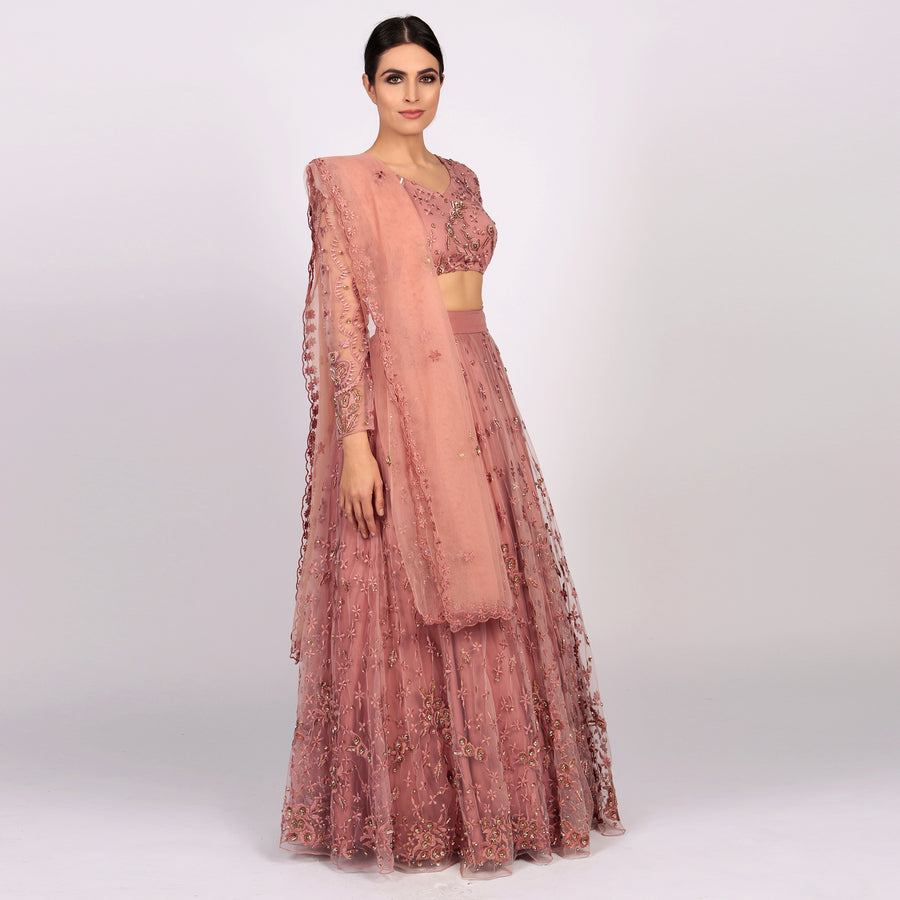 CHYA LEHENGA SET